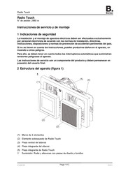 Berker Radio Touch 2880 Serie Instrucciones De Servicio