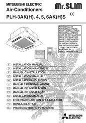 Mitsubishi Electric Mr.Slim PLH-3AK Manual De Instalación