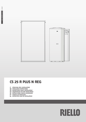 Riello CS 25 R PLUS 300 N REG Instrucciones Para El Instalador