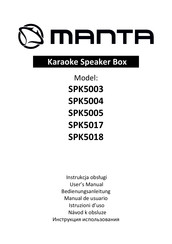 Manta SPK5003 Manual De Usuario