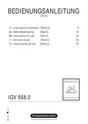 Kuppersbusch IGV 658.0 Instrucciones De Uso