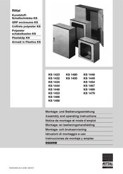 Rittal KS 1449 Instrucciones De Montaje