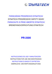 Dynatech PR-2500 Instrucciones De Uso Y Manutención