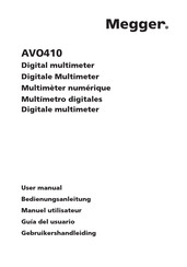 Megger AVO410 Guia Del Usuario