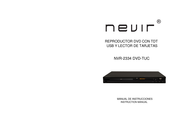 Nevir NVR-2334 DVD-TUC Manual De Instrucciones