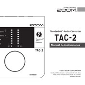 Zoom Thunderbolt TAC-2 Manual De Instrucciones