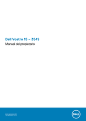 Dell Vostro 15-3549 Manual Del Propietário