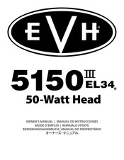 Evh 5150III EL34 Manual De Instrucciones