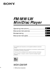 Sony MDX-C5970R Manual De Instrucciones