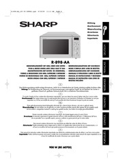 Sharp R-898-AA Manual De Instrucciones