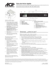 ACP DEC Serie Guia De Inicio Rapido