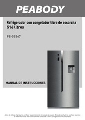 Peabody PE-SBS67 Manual De Instrucciones