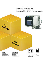 Promega Maxwell 16 IVD Instrument Manual Tecnico