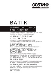 Costan BATIK Instrucciones De Uso Para El Usuario