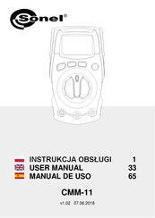 Sonel CMM-11 Manual De Uso