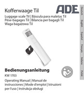 ADE KW 1703 Manual De Instrucciones