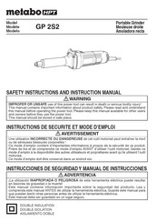 Metabo HPT GP 2S2 Manual De Instrucciones