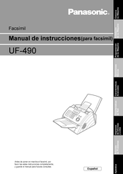 Panasonic UF-490 Manual De Instrucciones