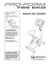 Pro-Form 755 EKG Manual Del Usuario