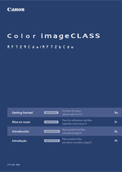 Canon Color imageCLASS MF726Cdw Guia De Instalacion