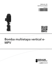 Goulds e-MPV series Manual De Instrucciones