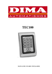 Dima Automatismos TEC100 Manual Del Usuario / Instalador