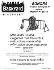 Backyard Discovery SONORA Manual Del Usuario