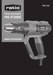 Ratio PRO XF2000D Manual De Instrucciones