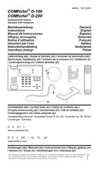 Auerswald COMfortel D-100 Manual De Instrucciones