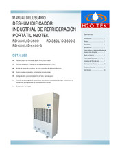 H2O TEK RD-380L/D-3600 Manual Del Usuario