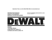 DeWalt DW896 Manual De Instrucciones