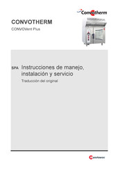 Convotherm CONVOVent Plus Instrucciones De Manejo, Instalación Y Servicio