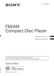 Sony CDX-GT790UI Manual De Instrucciones