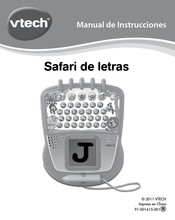 VTech Safari de letras Manual De Instrucciones