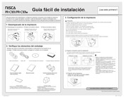 Nisca PR-C101 Guía Fácil De Instalación