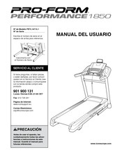 Pro-Form PETL14715.1 Manual Del Usuario