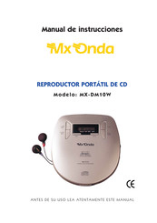 Mx Onda MX-DM10W Manual De Instrucciones