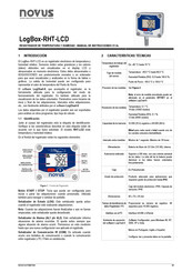 Novus LogBox-RHT-LCD Manual De Instrucciones