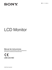 Sony LMD-2451MD Manual De Instrucciones