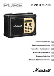 Marshall PURE EVOKE-1S Manual De Instrucciones