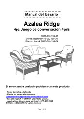 Leisure Garden Furniture BH15-092-199-04 Manual Del Usuario