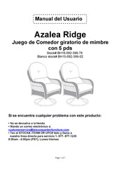 Leisure Garden Furniture Azalea Ridge Manual Del Usuario