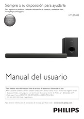 Philips HTL2140B Manual Del Usuario