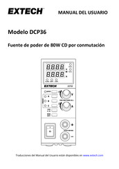 Extech DCP36 Manual Del Usuario