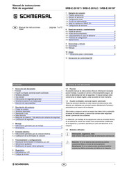 schmersal SRB-E-201ST Manual De Instrucciones