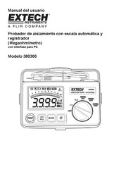 Extech Instruments 380366 Manual Del Usuario