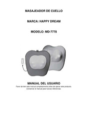 HAPPY DREAM MD-7778 Manual Del Usuario