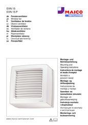 Maico EVN 15 Instrucciones De Montaje