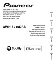 Pioneer MVH-S210DAB Manual De Instrucciones