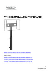 Vision VFM-F30 Manual Del Propietário